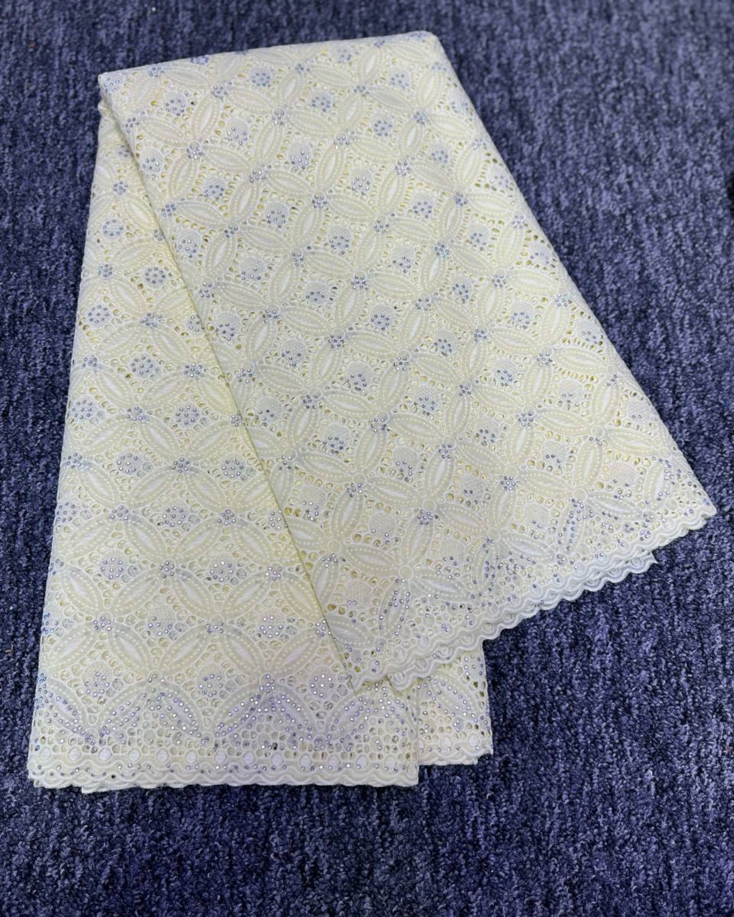 High Class Cotton Lace - Cream Colour