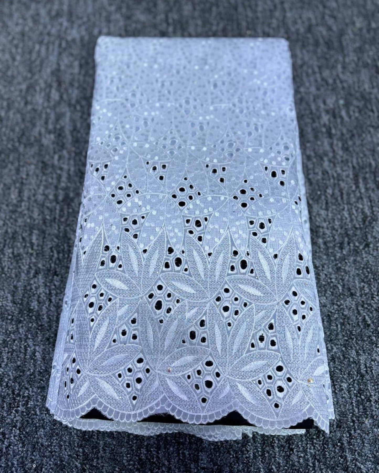 High Class Swiss Lace - White