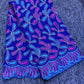 High Class Swiss Lace - Royal Blue, Sky Blue & Pink