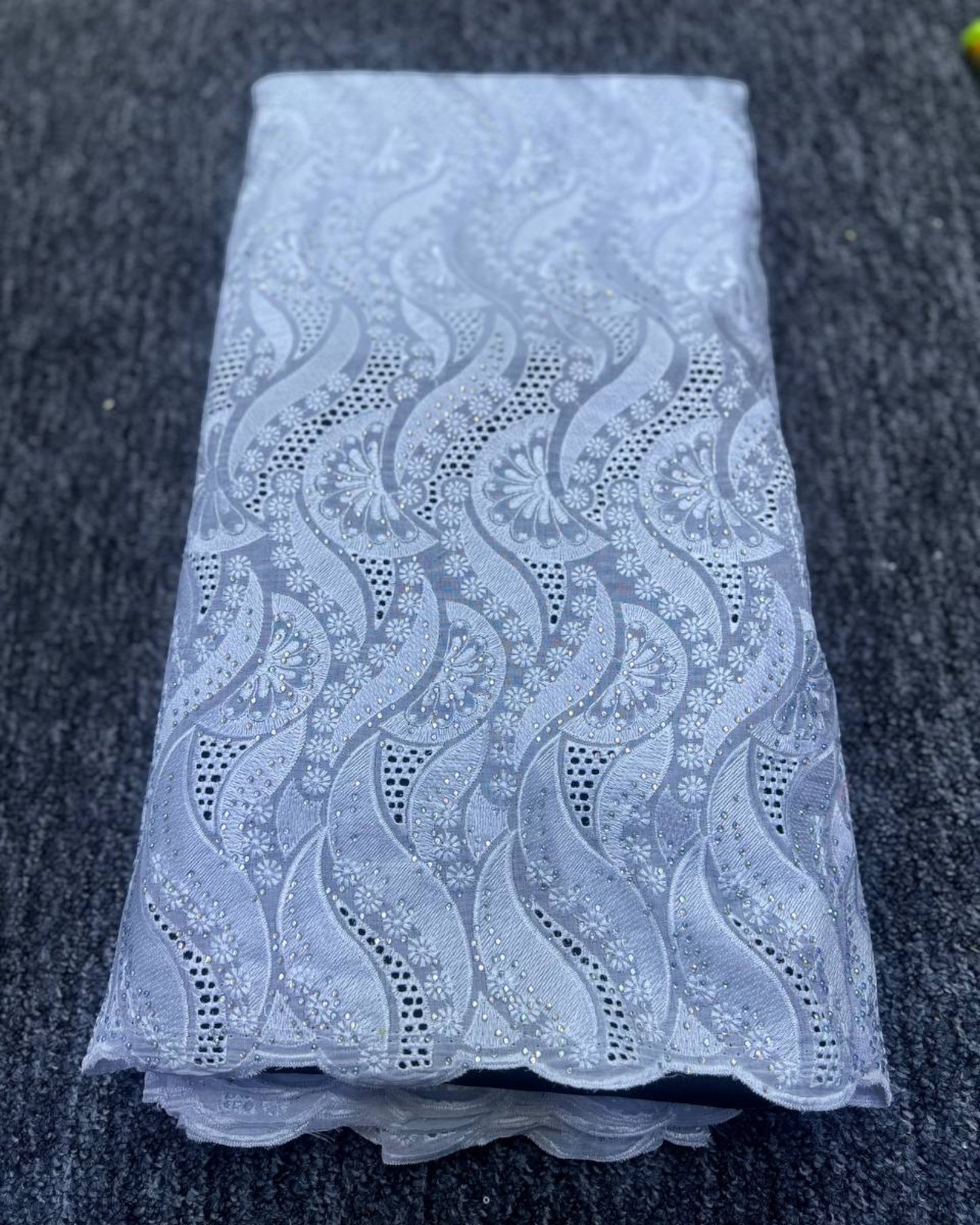 High Class Swiss Lace - White