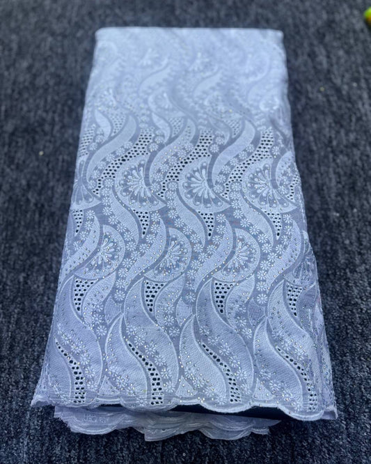 High Class Swiss Lace - White